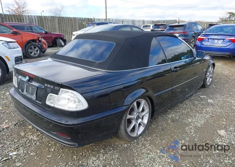 2001 BMW 325Ci from USA, damaged, VIN WBABS33421JY55858